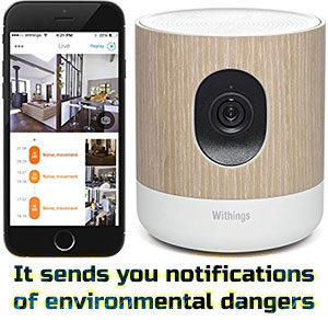 It sends you notifications of environmental dangers