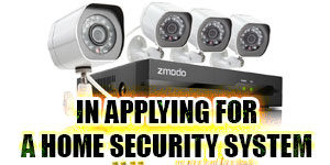 applying for a home security system