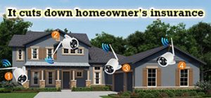 It cuts down homeowner’s insurance