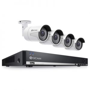 QCam 3 Megapixel 8ch Network POE Video Security System