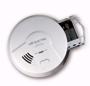USI Electric 5304 Hardwired Ionization Smoke and Fire Alarm with Battery Backup