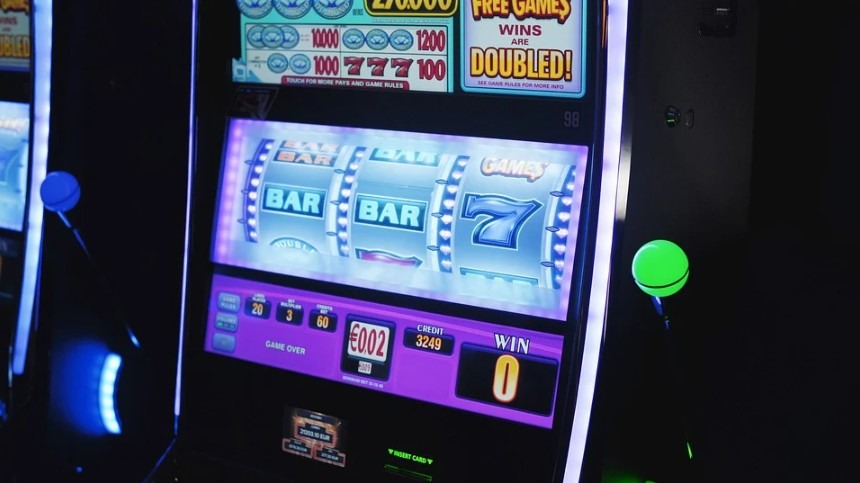 slot machine in a casino
