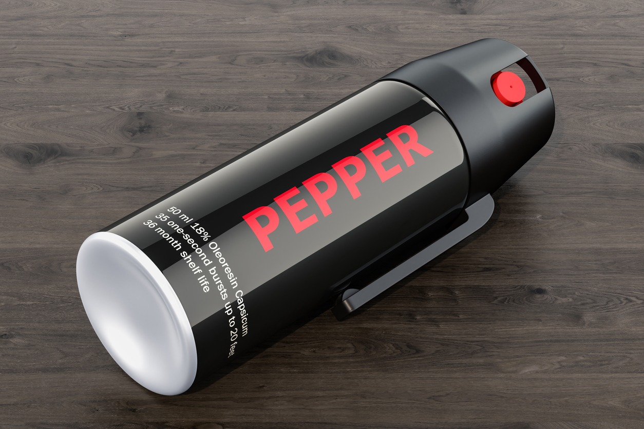 pepper spray can